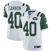 Nike Men & Women & Youth Jets 40 Trenton Cannon White NFL Vapor Untouchable Limited Jersey,baseball caps,new era cap wholesale,wholesale hats